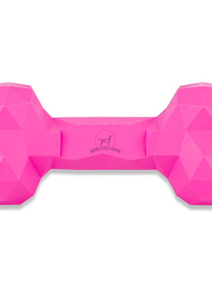 Diamond Bone Hundespielzeug-Kauknochen – Hot Pink