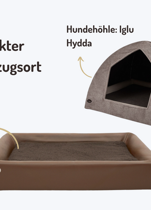 Hundehöhlen-Bundle | KUDDE + Iglu Hydda