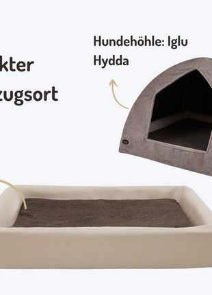 Hundehöhlen-Bundle | KUDDE + Iglu Hydda