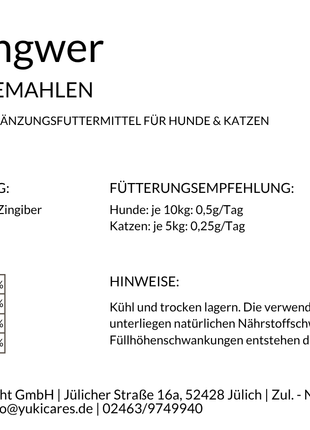 Ingwer gemahlen 400g
