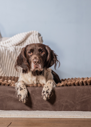 Hundebett KUDDE veganes Wildleder