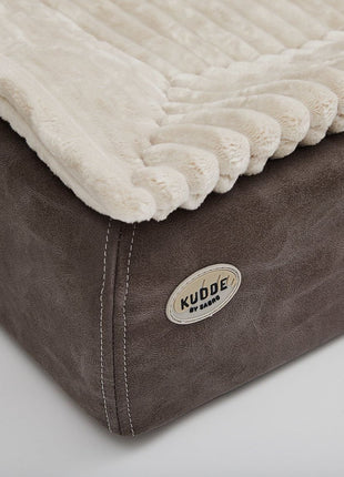 Hundebett KUDDE veganes Wildleder