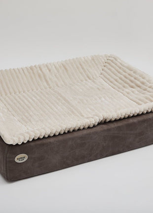 Hundebett KUDDE veganes Wildleder