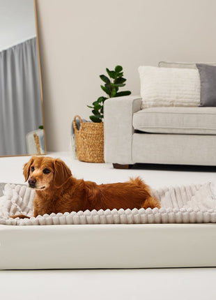 Hundebett KUDDE Pastell Kunstleder