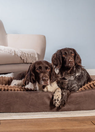 Hundebett KUDDE veganes Wildleder