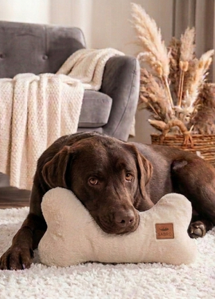Kissen KUSCHELKNOCHEN Kuschelfell (vegan)