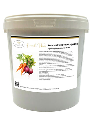 Karotten Rote Beete Chips Mischung für Pferde 2kg