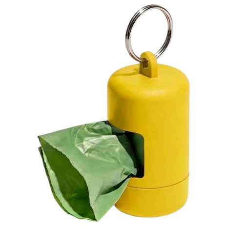 Grey and yellow dog leash offer includes a free rope for playing and tugging.