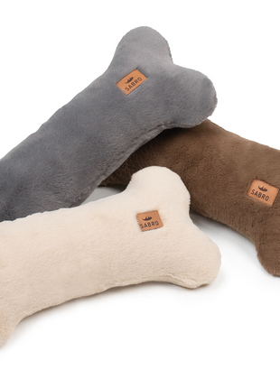 Kissen KUSCHELKNOCHEN Kuschelfell (vegan)