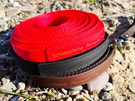 Double trail leash FERNWEH made of BioThane®/POP - Band