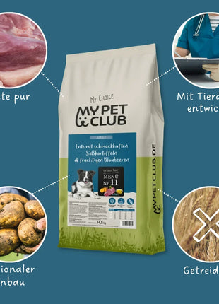 MyPetClub kaltgepresste herstellung Ente