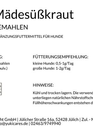 Mädesüß gemahlen 100g