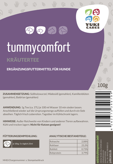 Stomach Soothing Herbal Tea 100g 