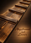 Abgeflammt mit Lasur / 208cm