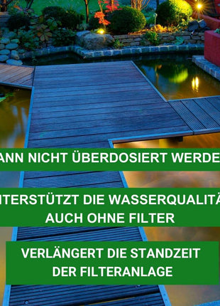 Milchsäurebakterien Pulver Konzentrat 1000 ml für ein bakterielles Gleichgewicht im Teich