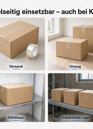 Paketklebeband Transparent 48 mm x 66 m – BOPP Paketband