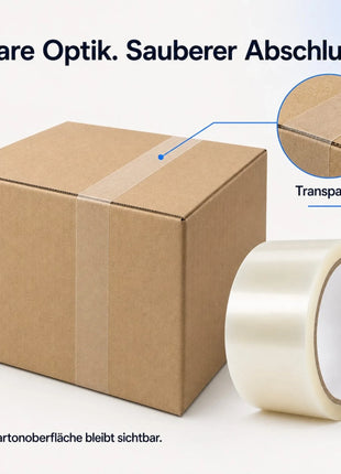 Paketklebeband Transparent 48 mm x 66 m – BOPP Paketband