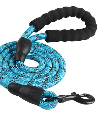 Nylon Hundeleine mit weichem Griff aus Polsterschaum 150cm Länge