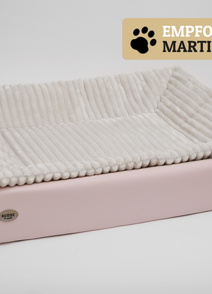 Hundebett KUDDE Pastell Kunstleder