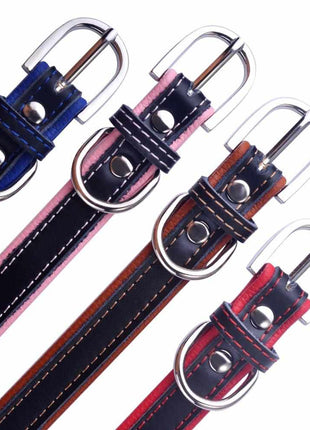 Personalisiertes dunkles Hundehalsband mit Namen graviert