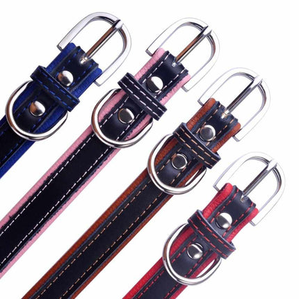 Personalisiertes dunkles Hundehalsband mit Namen graviert