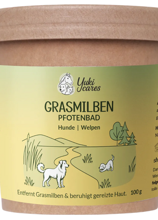 Pfotenbad Grasmilben