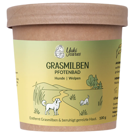 paw bath grass mites
