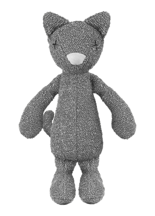 Kuscheltier CARLO die Katze mit Knisterohren und robustem Oekotexstoff