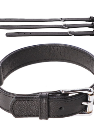 Halsband Royal Kollektion Dunkelbraun Aus Rindsleder Längenverstellbar