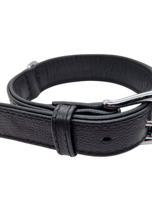 Halsband Royal Kollektion Dunkelbraun Aus Rindsleder Längenverstellbar