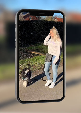 ASCO Leckerlitasche für Hunde mit Einhand-Schnappverschluss