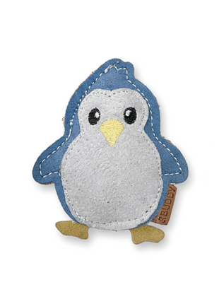 BUDDY. Hundespielzeug aus Leder "Kleiner Pinguin"