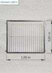 0.82 m / 1.00 m / ohne Türe