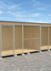 Doppelzwinger / Standard / 2 x 6 m einmal unterteilt