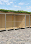 Doppelzwinger / Standard / 2 x 8 m einmal unterteilt