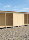 Doppelzwinger / Schutzecke / 2 x 8 m einmal unterteilt