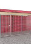 2 x 4 m Wandanbau / Stab 8 mm / mit Dach ohne Boden