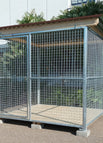 2 x 2 m / Gitter / mit Dach mit Boden