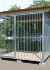 2 x 2 m / Stab 8 mm / mit Dach mit Boden
