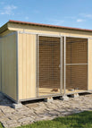 Einzelzwinger / Vollschutz / 3 x 3 m