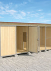 Doppelzwinger / Zuchtzelle / 2 x 2 m + Standard 2 x 3 m