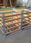 komplett geschweißt / 0.8 x 1.6 m | zwei Kammern