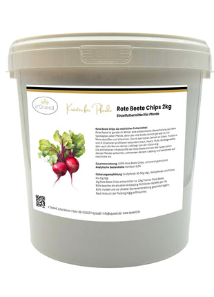 Rote Beete Chips Pferd 2kg