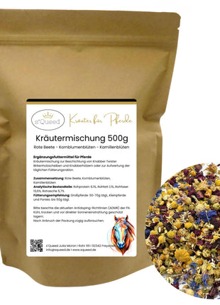Kräutermischung 500g zur DIY Beschichtung von Knabber Twister Scheiben und Birkenhölzern