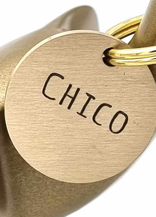 Hundemarke mit Gravur, Name und Telefon personalisiert, rund, 25mm oder 30mm in verschiedenen Farben