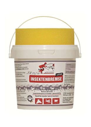 Schopf Insektenbremse Lotion für Pferde 750 ml - Wirkungsvoller Schutz vor Fliěgen, Mücken und Zecken - Mit Schwamm für gesunde Haut
