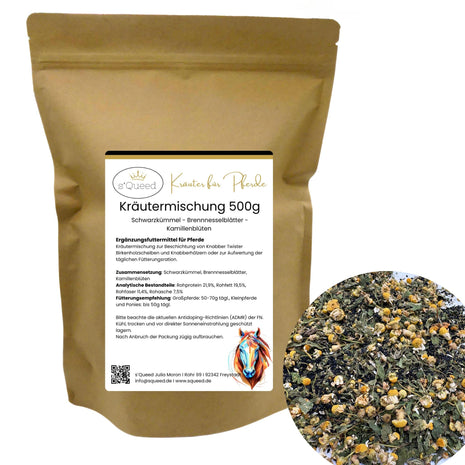 Kräutermischung 500g zur DIY Beschichtung von Knabber Twister Scheiben und Birkenhölzern