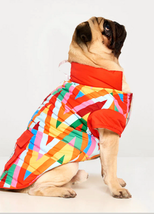 Color Splash Wasserdichte Pufferjacke