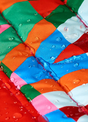 Color Splash Wasserdichte Pufferjacke