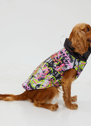 Graffiti Wasserdichte Pufferjacke